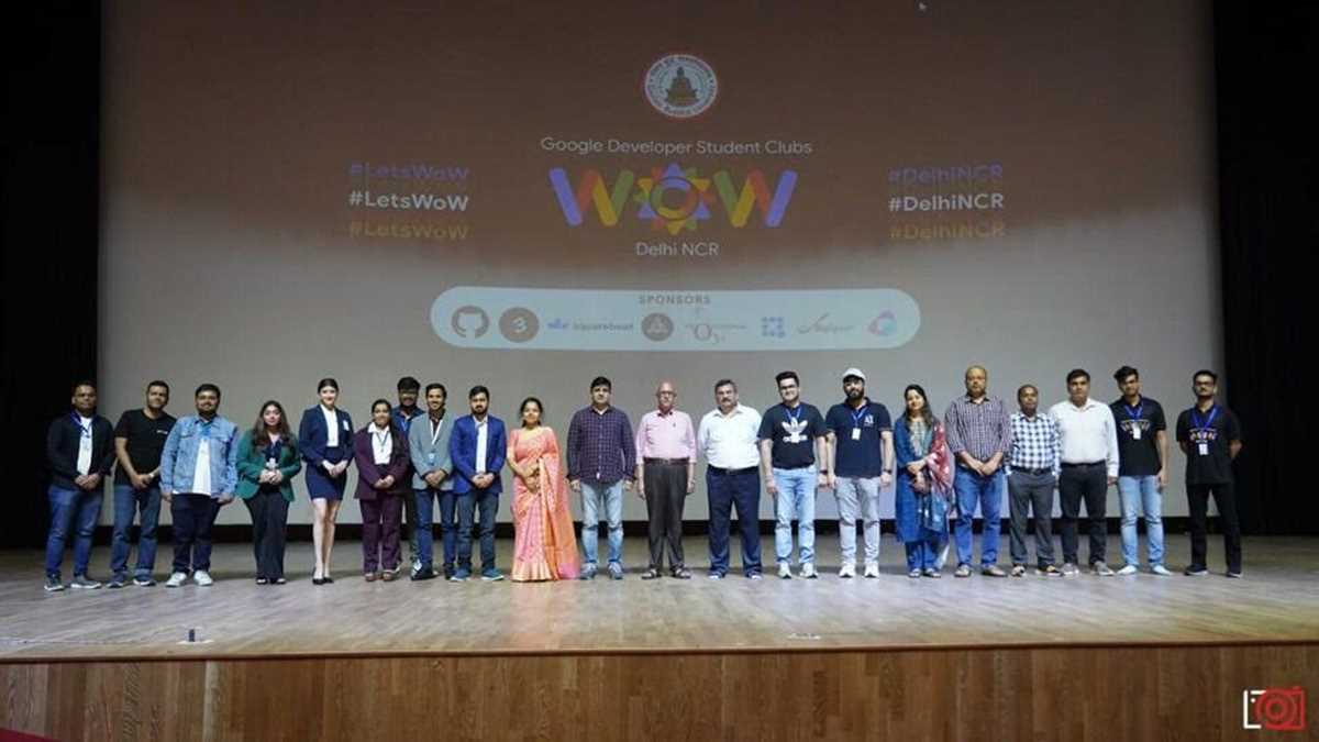 गूगल डेवलपर स्टूडेंट क्लब ने वंडर ऑफ वंडर्स का जीबीयू में किया आयोजन